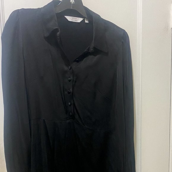 & Other Stories Black collared dress - Picture 3 of 5